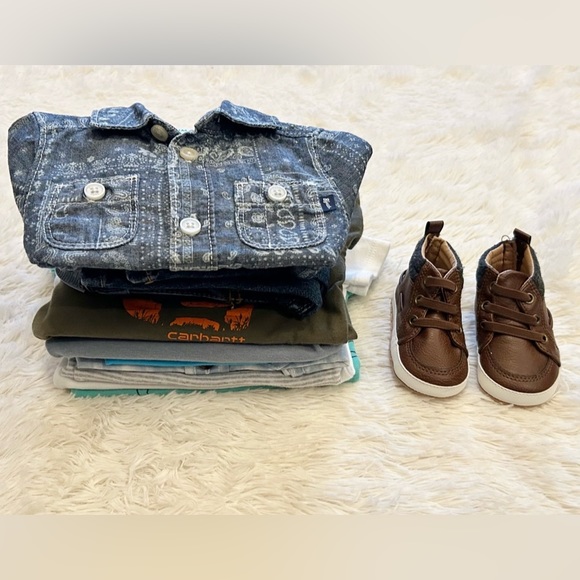 Baby Boy Clothes Lot Size 3 Months Carters Ralph Lauren Carhartt Fall/Winter - Picture 14 of 14
